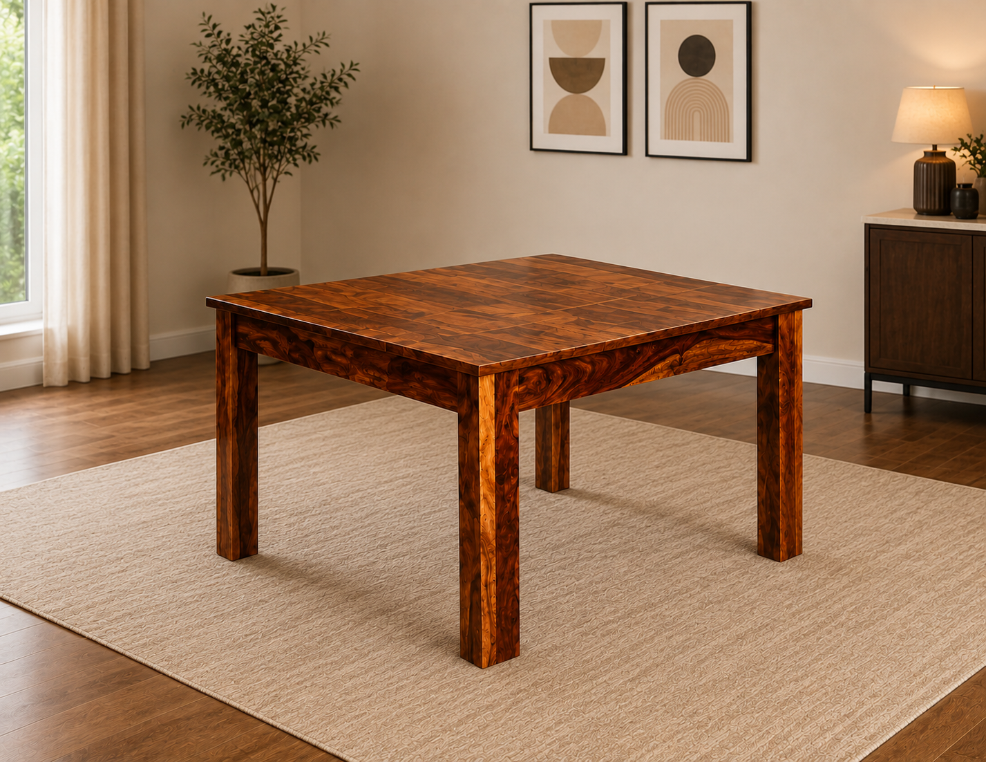 Solid Wood Dining Table